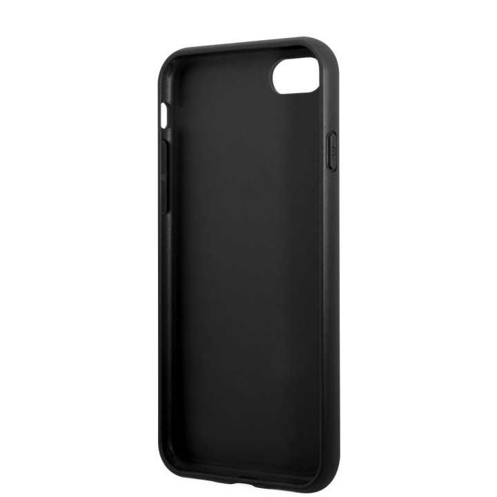Guess Saffiano Double Card Zadný Kryt pre iPhone 7/8/SE2020/SE2022 Black