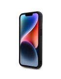 Guess PU Square Mirror Script Logo Zadný Kryt pre iPhone 15
