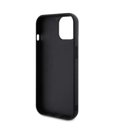 Guess PU Square Mirror Script Logo Zadný Kryt pre iPhone 15