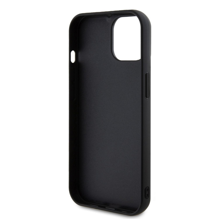 Guess PU Square Mirror Script Logo Zadný Kryt pre iPhone 15