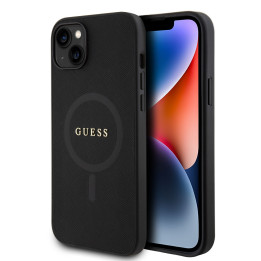 Guess PU Saffiano MagSafe Zadný Kryt pre iPhone 15