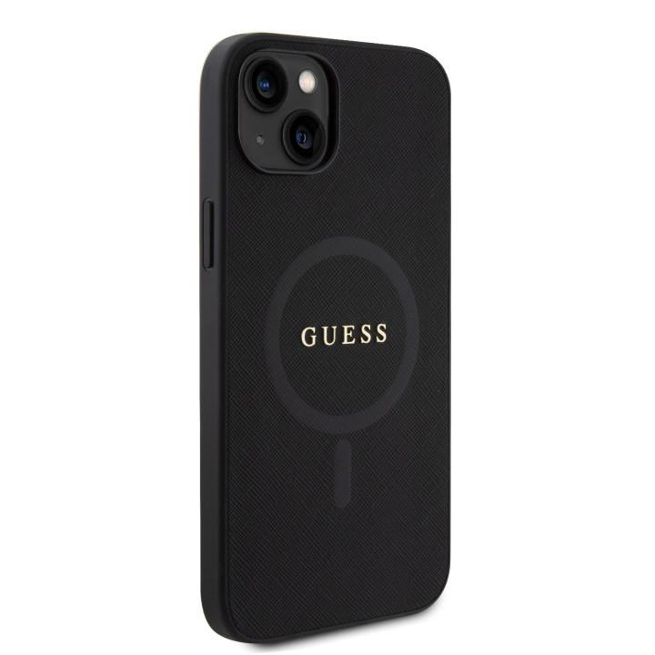 Guess PU Saffiano MagSafe Zadný Kryt pre iPhone 15