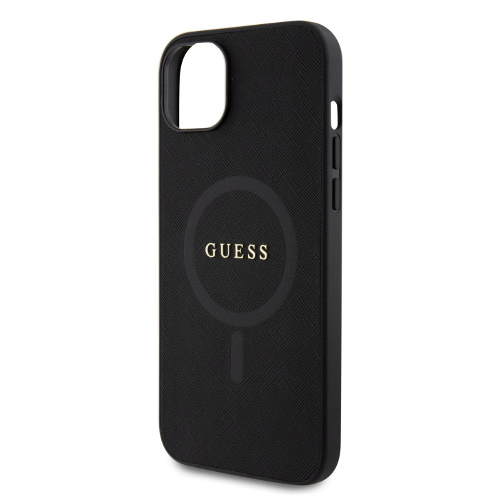 Guess PU Saffiano MagSafe Zadný Kryt pre iPhone 15