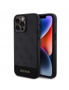Guess PU 4G Stripe MagSafe Zadný Kryt pre iPhone 15 Pro