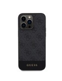 Guess PU 4G Stripe MagSafe Zadný Kryt pre iPhone 15 Pro