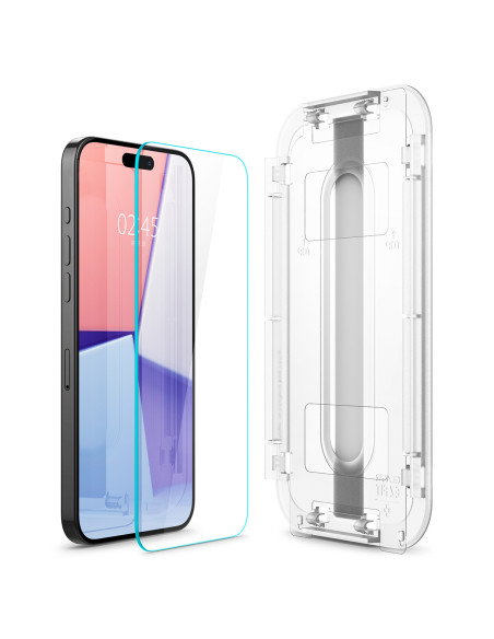 Spigen Glass tR EZ Fit 2 Pack iPhone 15 Pro