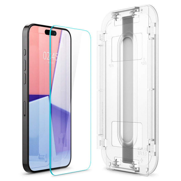 Spigen Glass tR EZ Fit 2 Pack iPhone 15 Pro