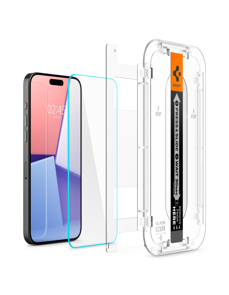 Spigen Glass tR EZ Fit 2 Pack iPhone 15 Pro