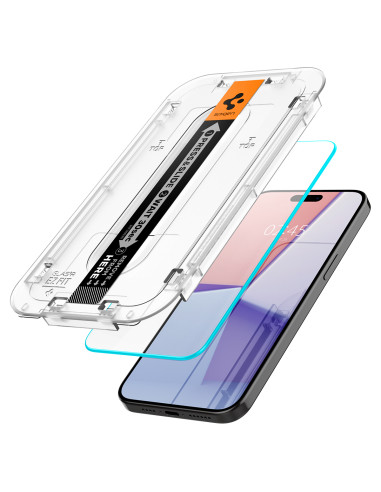 Spigen Glass tR EZ Fit 2 Pack iPhone 15 Pro