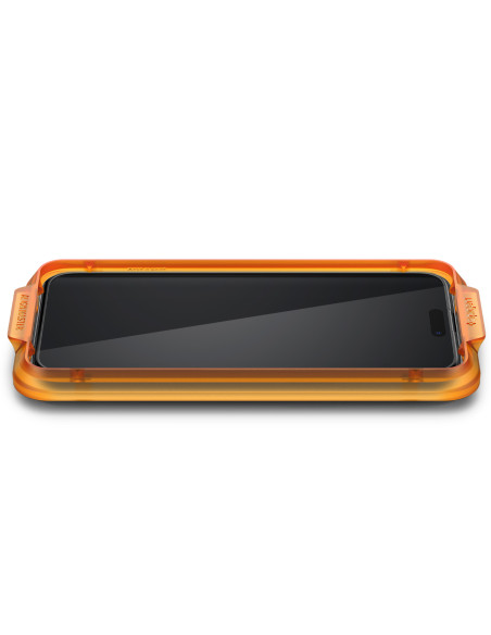 Spigen Glass tR AlignMaster 2 Pack FC Black iPhone 15