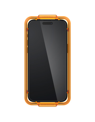 Spigen Glass tR AlignMaster 2 Pack FC Black iPhone 15