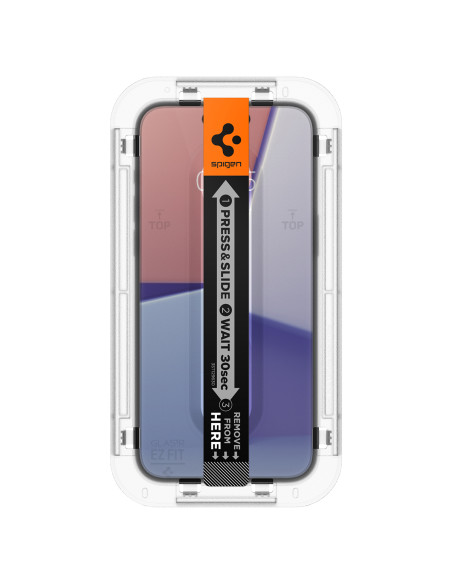 Spigen Glass tR EZ Fit 2 Pack iPhone 15