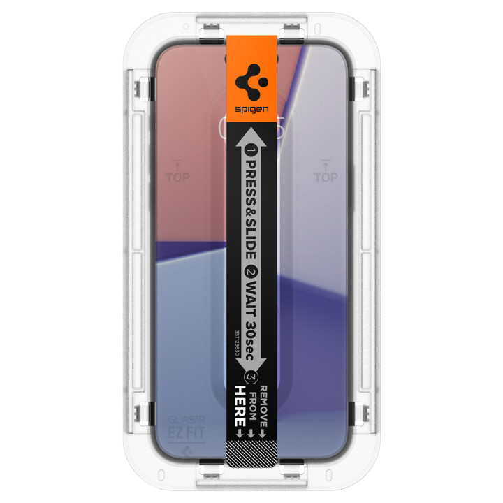 Spigen Glass tR EZ Fit 2 Pack iPhone 15