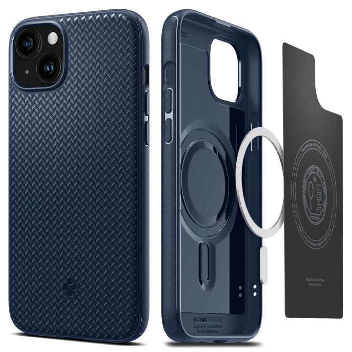 Spigen Mag Armor MagSafe iPhone 15 Navy Blue