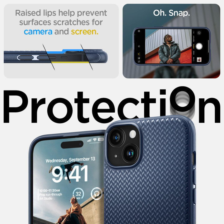 Spigen Mag Armor MagSafe iPhone 15 Navy Blue