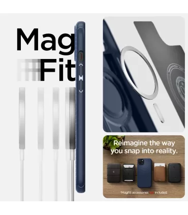 Spigen Mag Armor MagSafe iPhone 15 Navy Blue