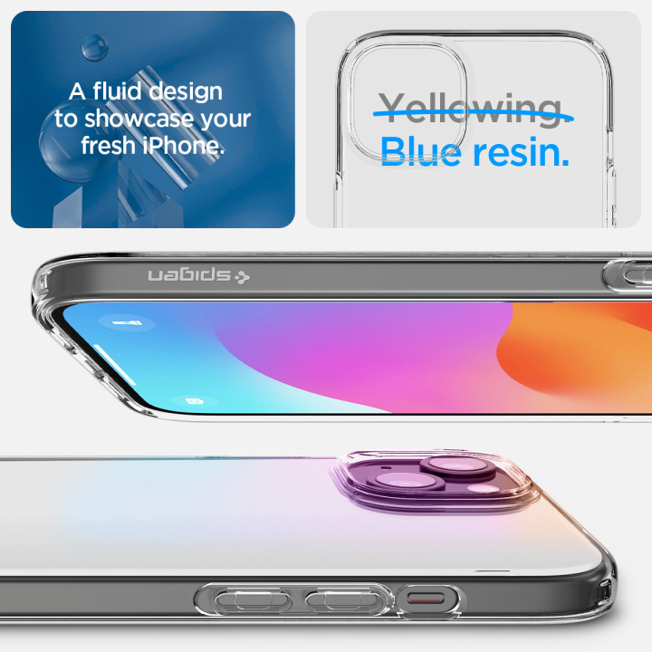Spigen Liquid Crystal iPhone 15 Crystal Clear