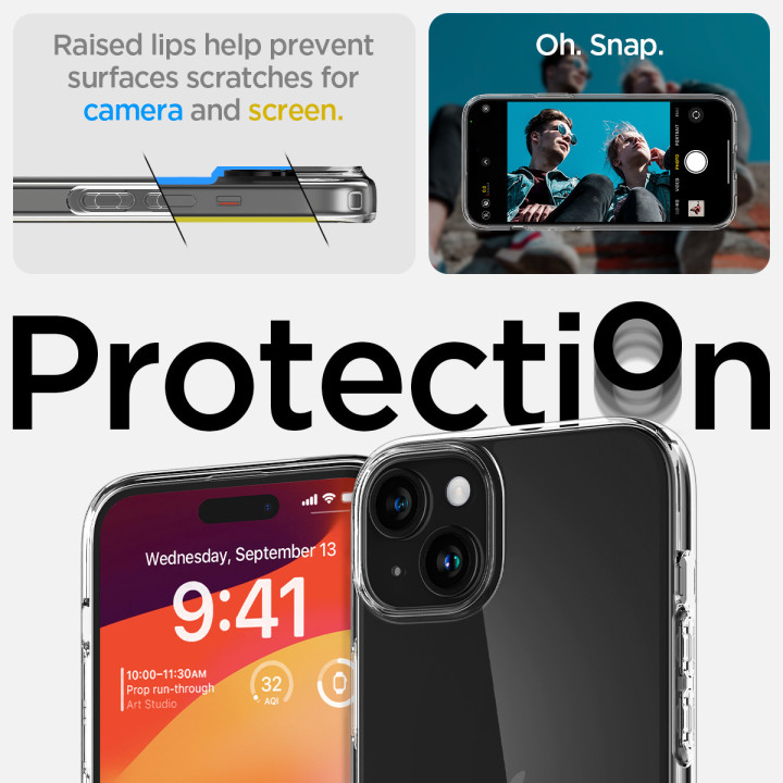 Spigen Liquid Crystal iPhone 15 Crystal Clear