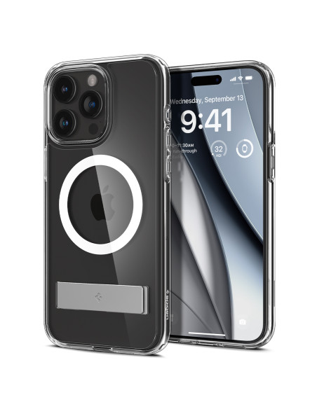 Spigen Ultra Hybrid S MagSafe iPhone 15 Pro Crystal Clear