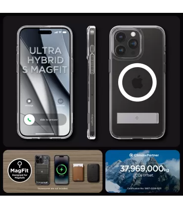 Spigen Ultra Hybrid S MagSafe iPhone 15 Pro Crystal Clear