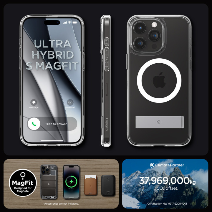 Spigen Ultra Hybrid S MagSafe iPhone 15 Pro Crystal Clear