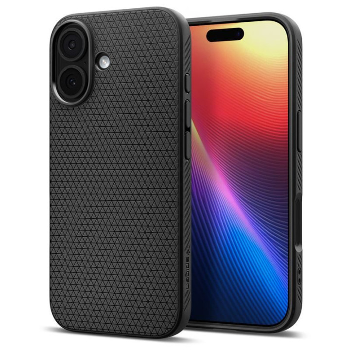 Spigen Liquid Air kryt na iPhone 17 Matte Black
