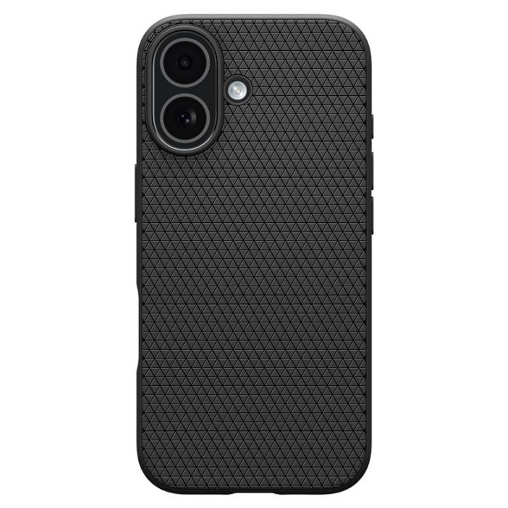 Spigen Liquid Air kryt na iPhone 17 Matte Black – detail 2