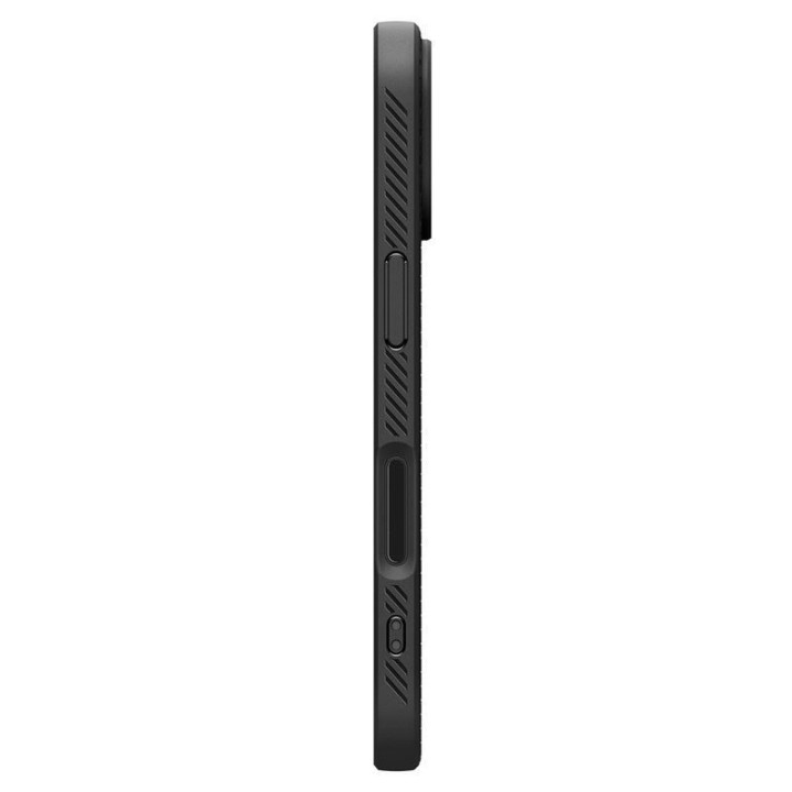 Spigen Liquid Air kryt na iPhone 17 Matte Black – detail 5