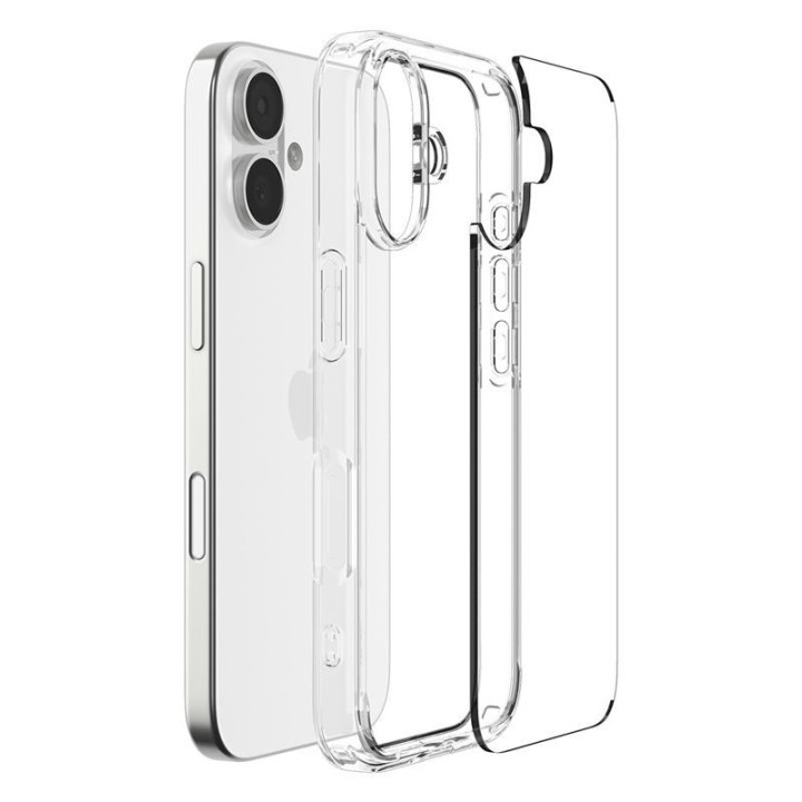 Priehľadný kryt Spigen Ultra Hybrid na iPhone 17 – detail 4