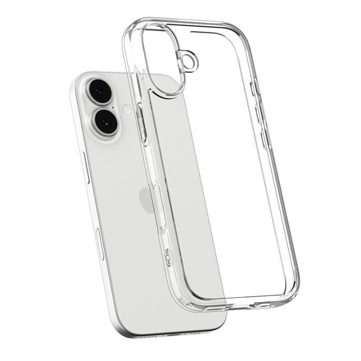 Priehľadný kryt Spigen Ultra Hybrid na iPhone 17 – detail 7
