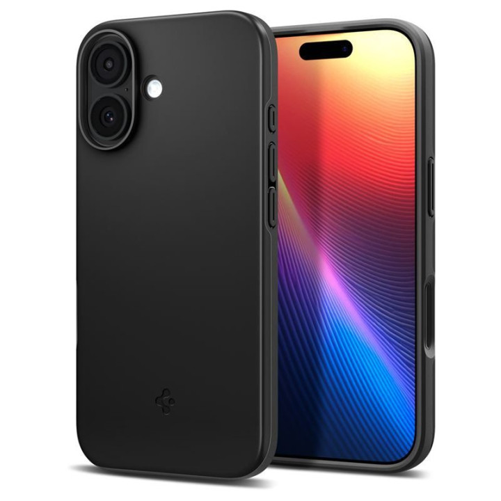 Spigen Thin Fit MagSafe kryt na iPhone 17 Black – detail 3
