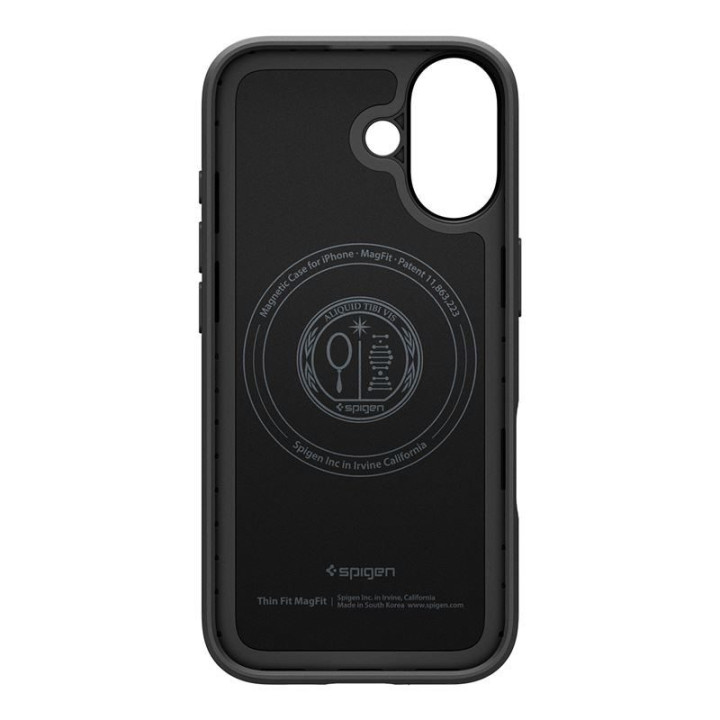 Spigen Thin Fit MagSafe kryt na iPhone 17 Black – detail 6