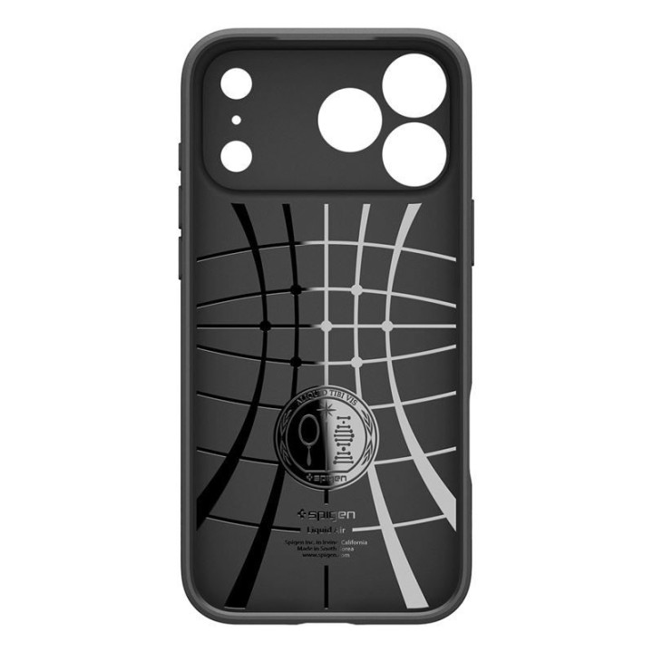 Spigen Liquid Air kryt na iPhone 17 Pro Matte Black – detail 3