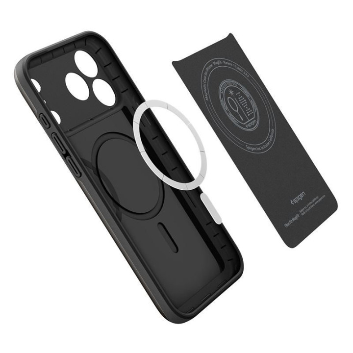 Spigen Thin Fit MagSafe kryt na iPhone 17 Pro Black – detail 4