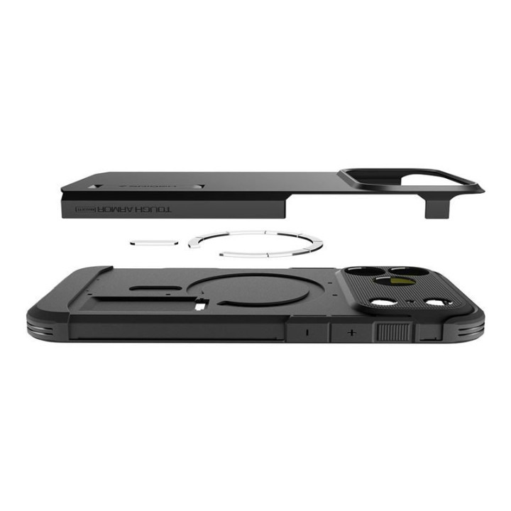 Spigen Tough Armor T MagSafe kryt na iPhone 17 Pro Black – detail 7