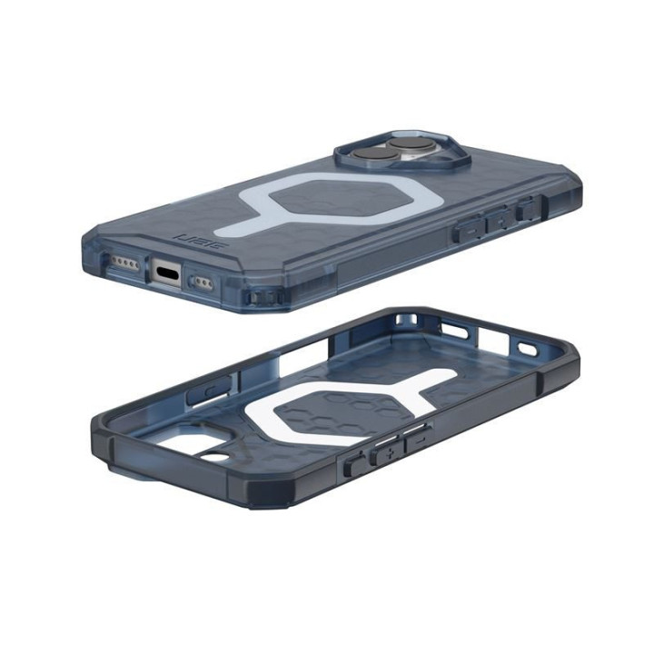 UAG Essential Armor MagSafe kryt na iPhone 17 Cloud Blue – detail 2