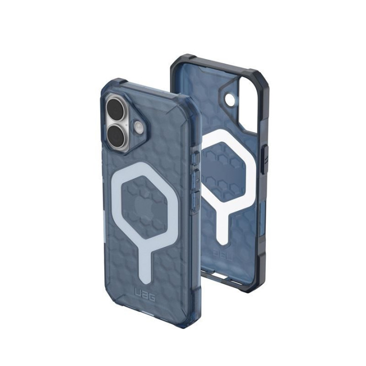UAG Essential Armor MagSafe kryt na iPhone 17 Cloud Blue – detail 3