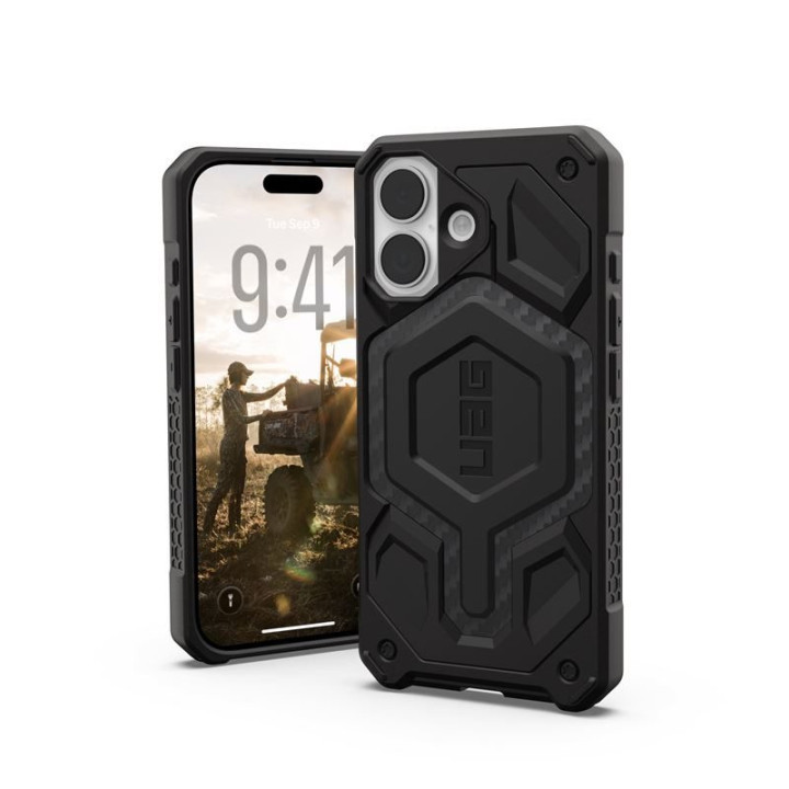 UAG Monarch Pro kryt na iPhone 17 Carbon Fiber