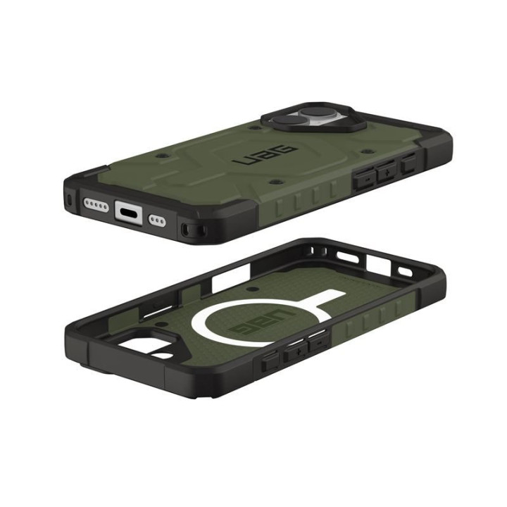UAG Pathfinder MagSafe kryt na iPhone 17 Olive – detail 2