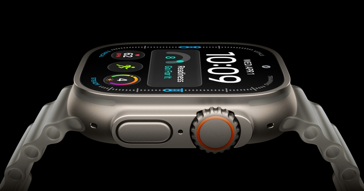 Titánové Apple Watch Ultra 4