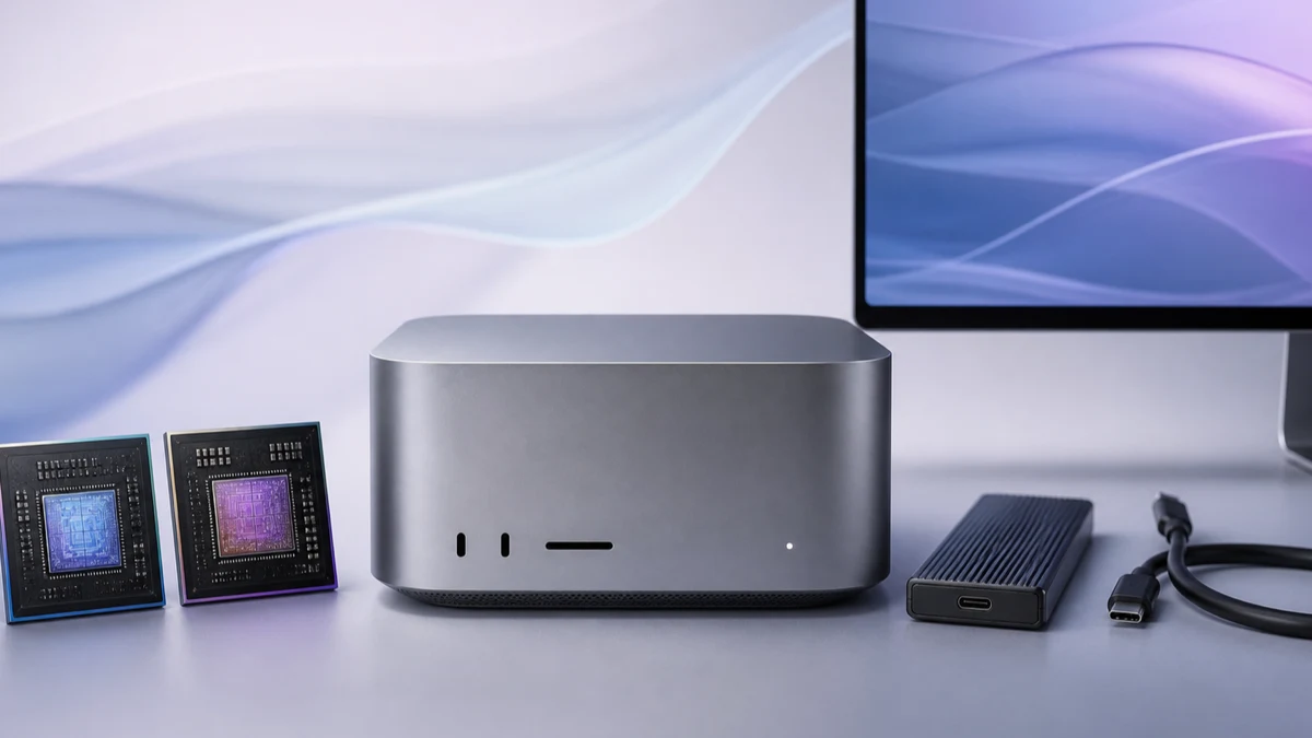 Nový Mac Studio s M5 Max a M5 Ultra: výkon, AI a Thunderbolt 5